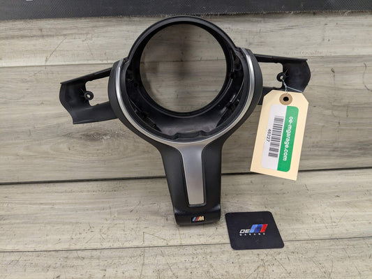 14-19 OEM BMW F15 F16 X5 X6 M SPORT Steering Wheel Trim Bezel Cover