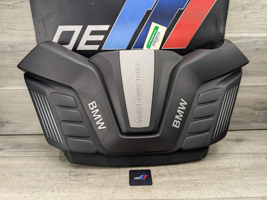 OEM BMW F15 F16 X5 50iX Engine Cover Head Cylinder Ignition Coil Covering N63