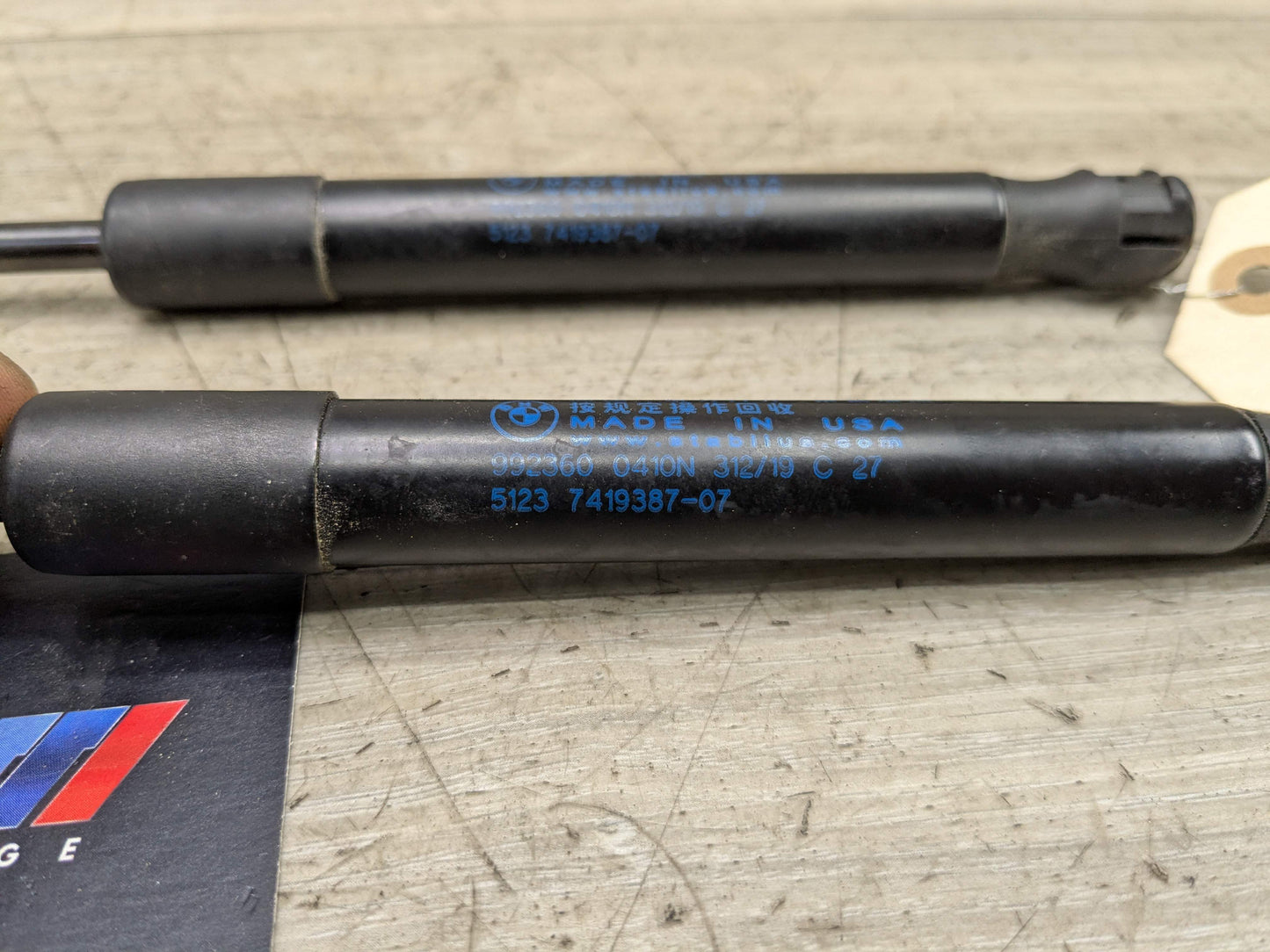 OEM BMW G20 G26 G42 G80 G87 M2 M4 Front Left Right Hood Strut Shock Supports SET