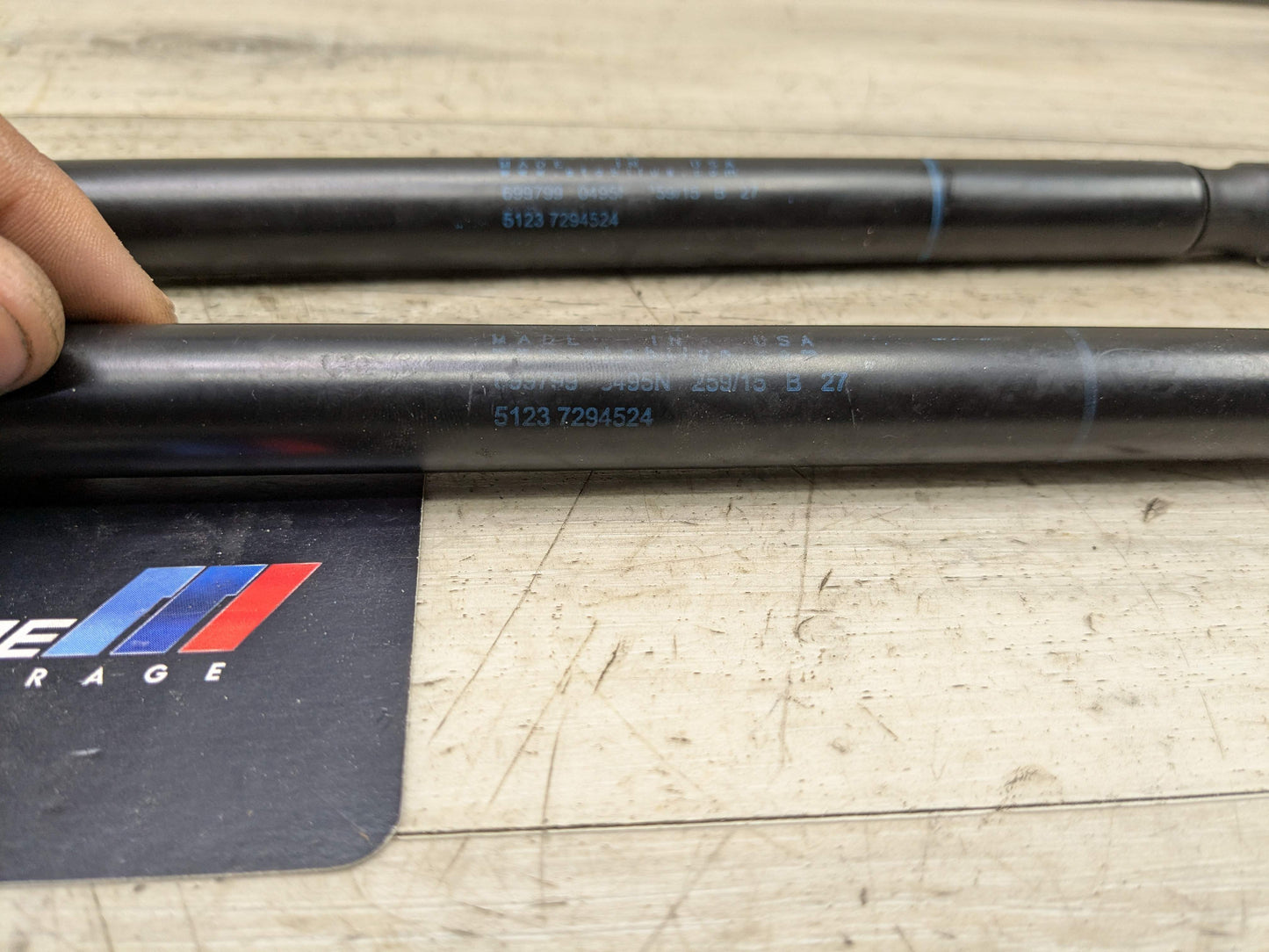 14-19 OEM BMW F15 F85 F86 X6 Front Left Right Hood Shock Lift Support Pair SET