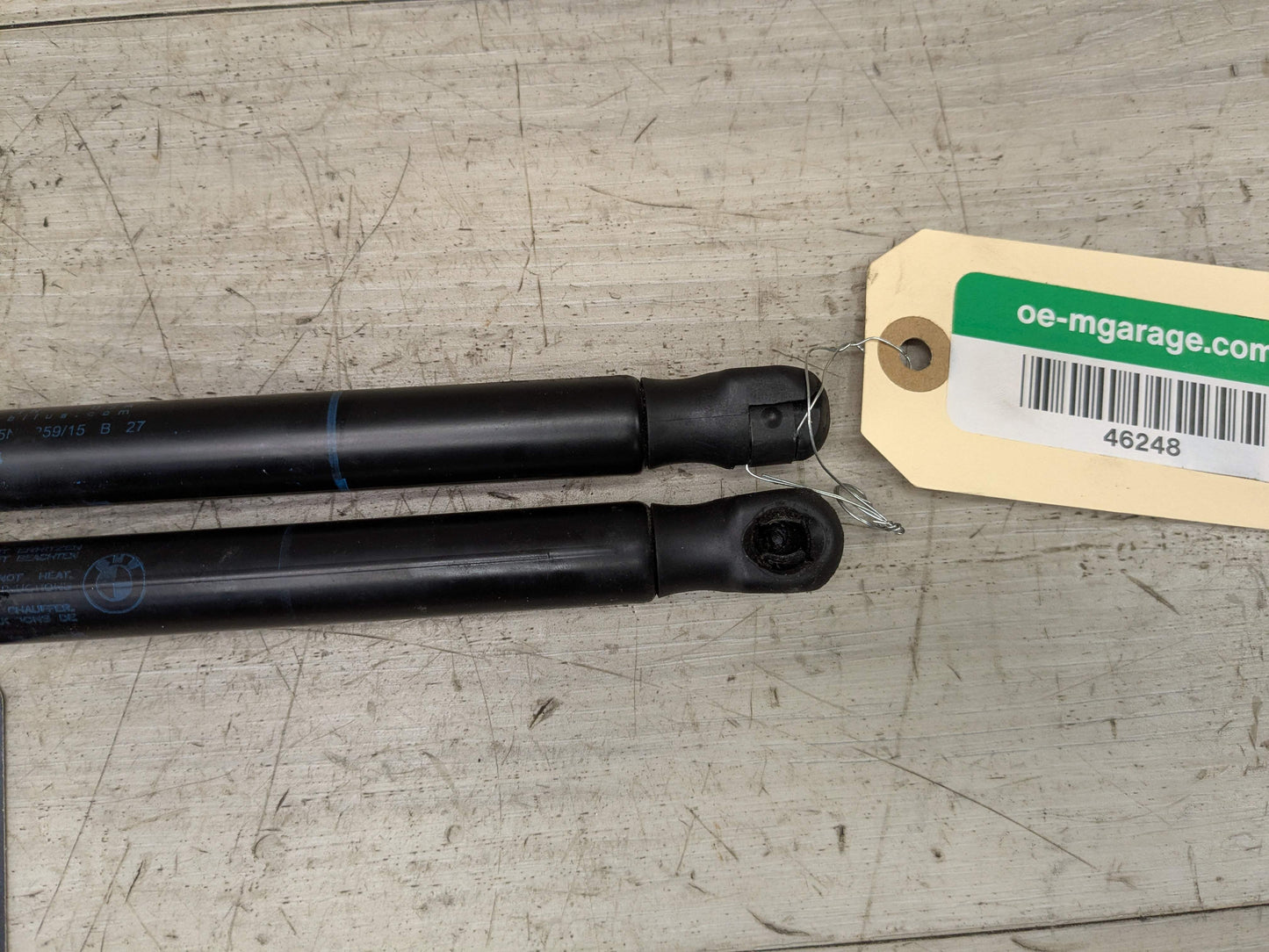 14-19 OEM BMW F15 F85 F86 X6 Front Left Right Hood Shock Lift Support Pair SET