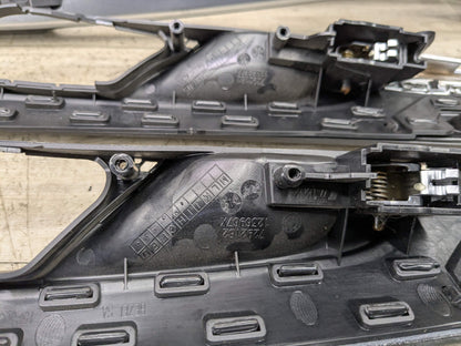 *15-19 OEM BMW F16 F86 X6 X6M Center Dash Door Oak Wood Trim Panel SET