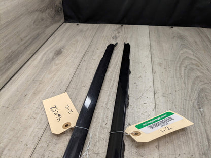 OEM BMW F16 F86 X6 X6M Front Left Right Windshield Side Drip Molding PAIR Black