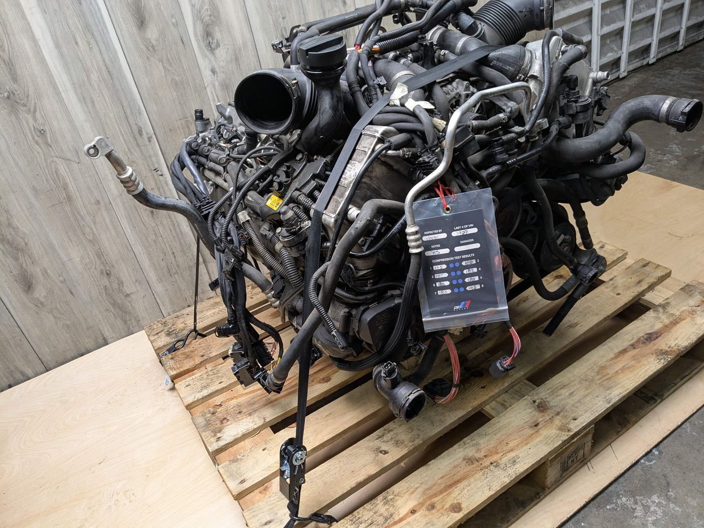 14-16 OEM BMW X5 X6 F15 F16 50iX Engine Motor Long Block N63T COMPLETE 167k Ran!