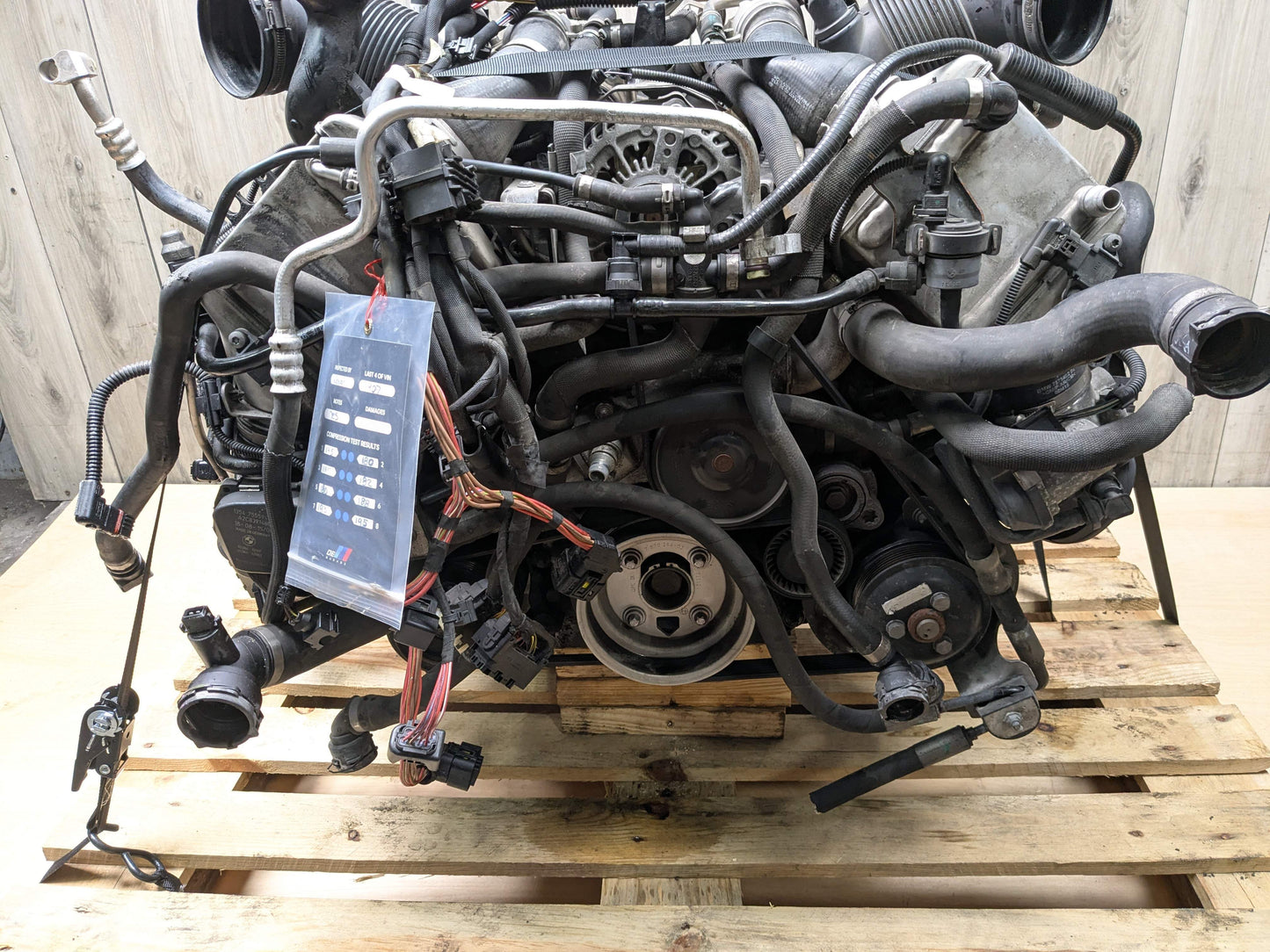 14-16 OEM BMW X5 X6 F15 F16 50iX Engine Motor Long Block N63T COMPLETE 167k Ran!