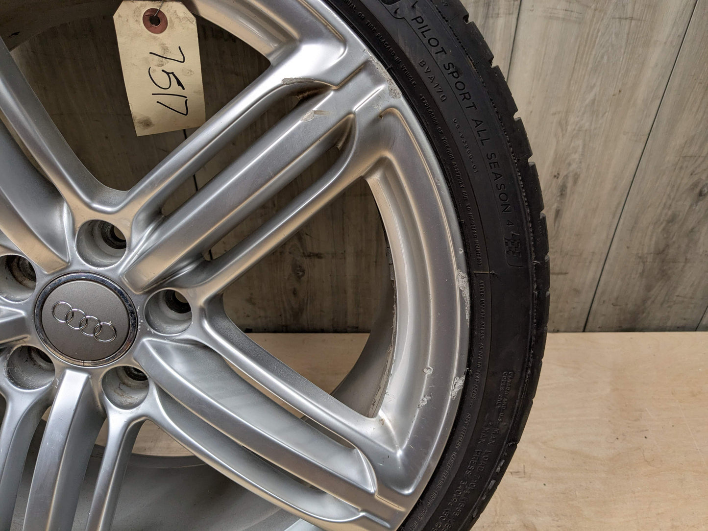 *07-17 OEM AUDI A5 Quatro S5 19x9 ET33 Wheel Rim 5 Triple Spoke