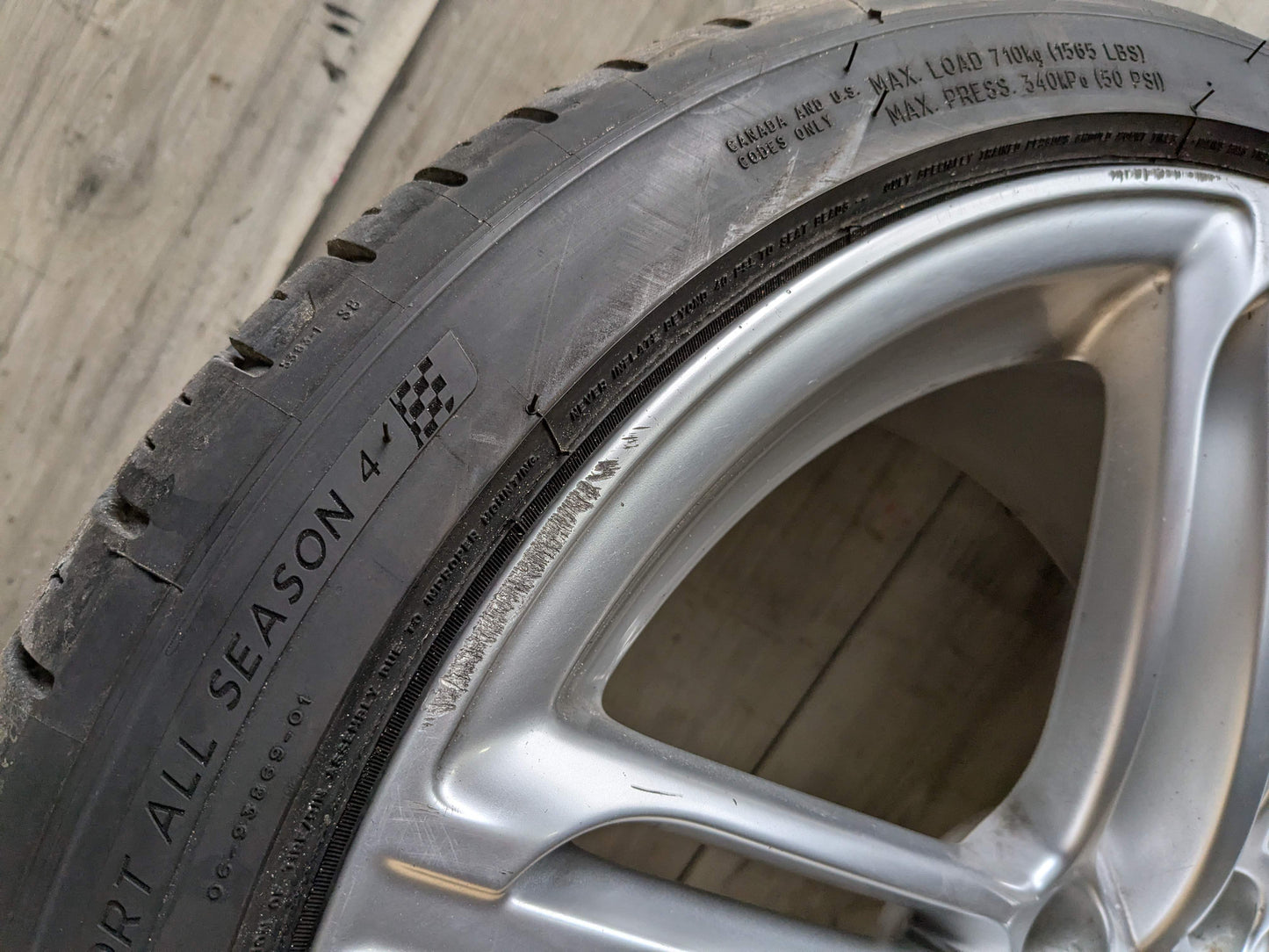 *07-17 OEM AUDI A5 Quatro S5 19x9 ET33 Wheel Rim 5 Triple Spoke