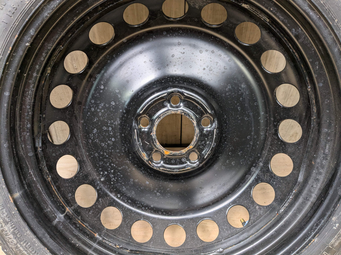 08-17 OEM AUDI A4 S4 A5 S5 19x4 ET29 Emergency Spare Tire Wheel