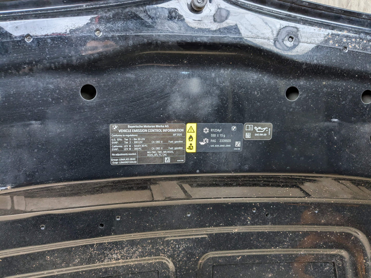 19-25 OEM BMW G20 G21 330 M340 Sedan Hood Panel Bonnet Shell Black 668