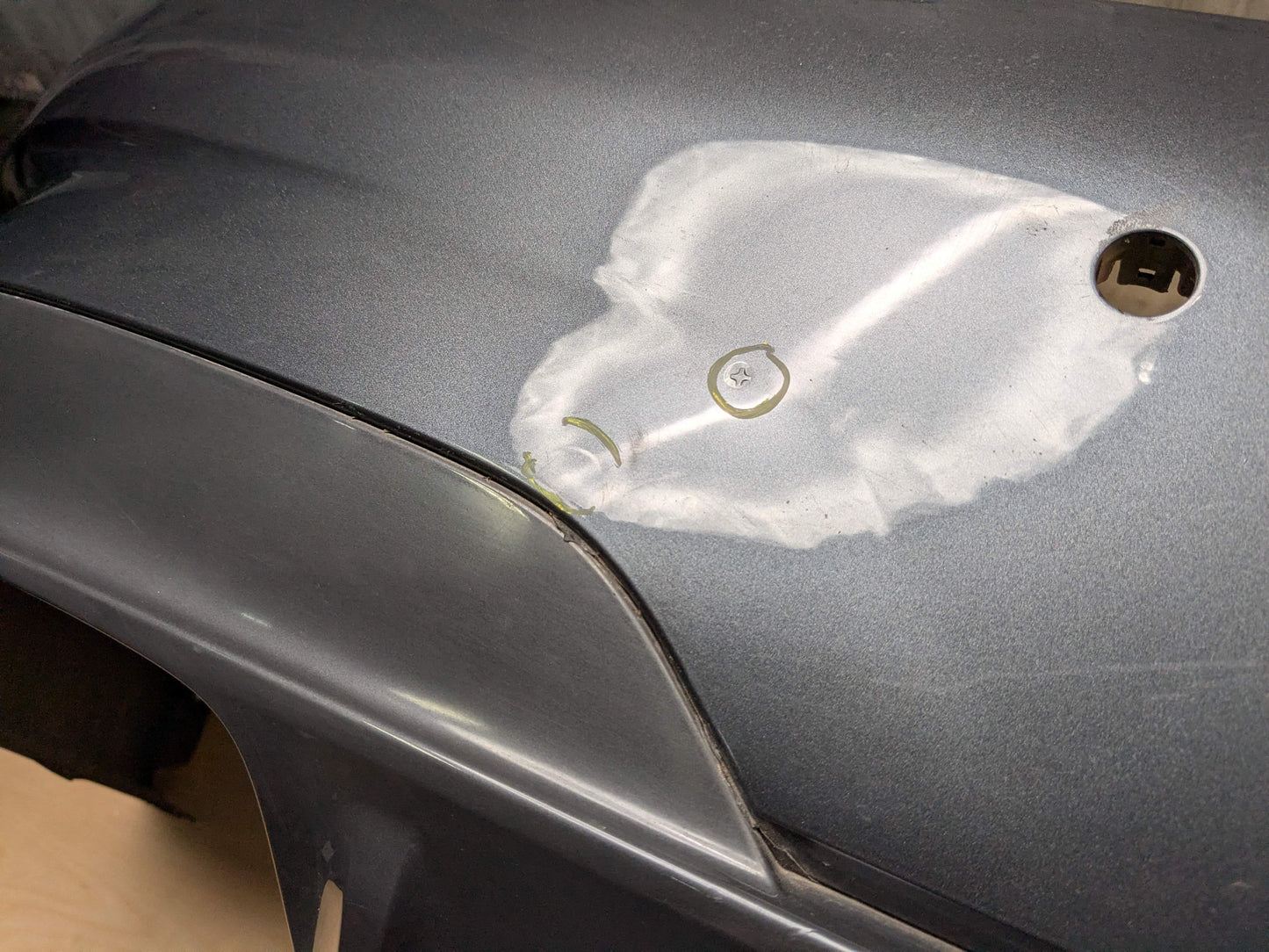 *19-22 OEM BMW G20 330 M SPORT Rear Bumper Cover Panel w Diffuser Gray B39