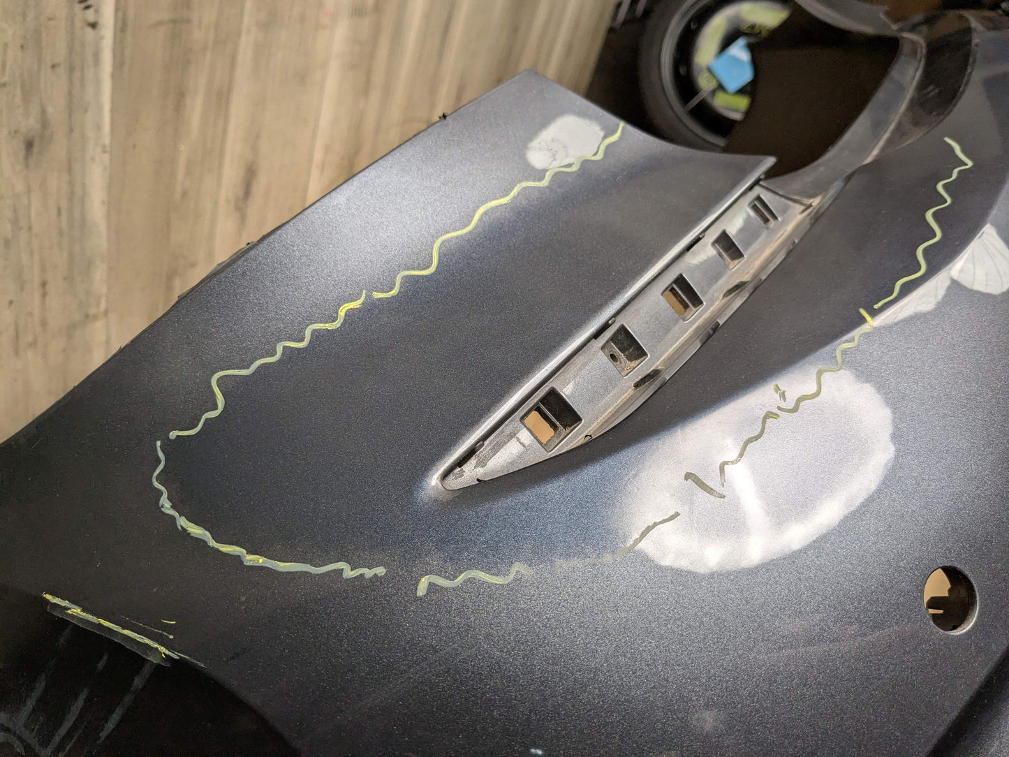 *19-22 OEM BMW G20 330 M SPORT Rear Bumper Cover Panel w Diffuser Gray B39