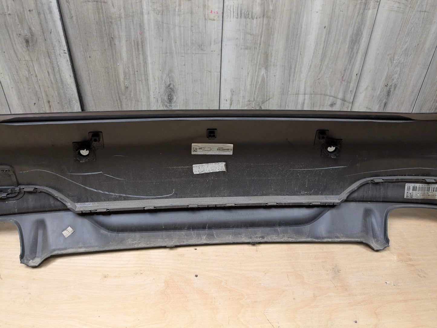*19-22 OEM BMW G20 330 M SPORT Rear Bumper Cover Panel w Diffuser Gray B39