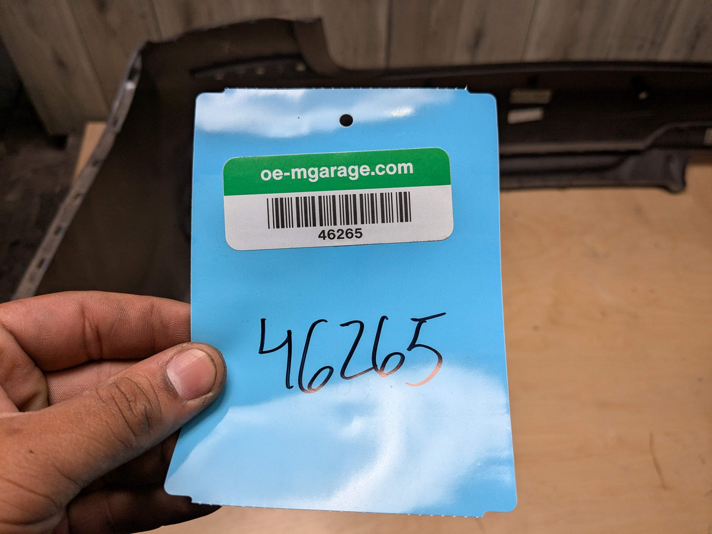 *19-22 OEM BMW G20 330 M SPORT Rear Bumper Cover Panel w Diffuser Gray B39