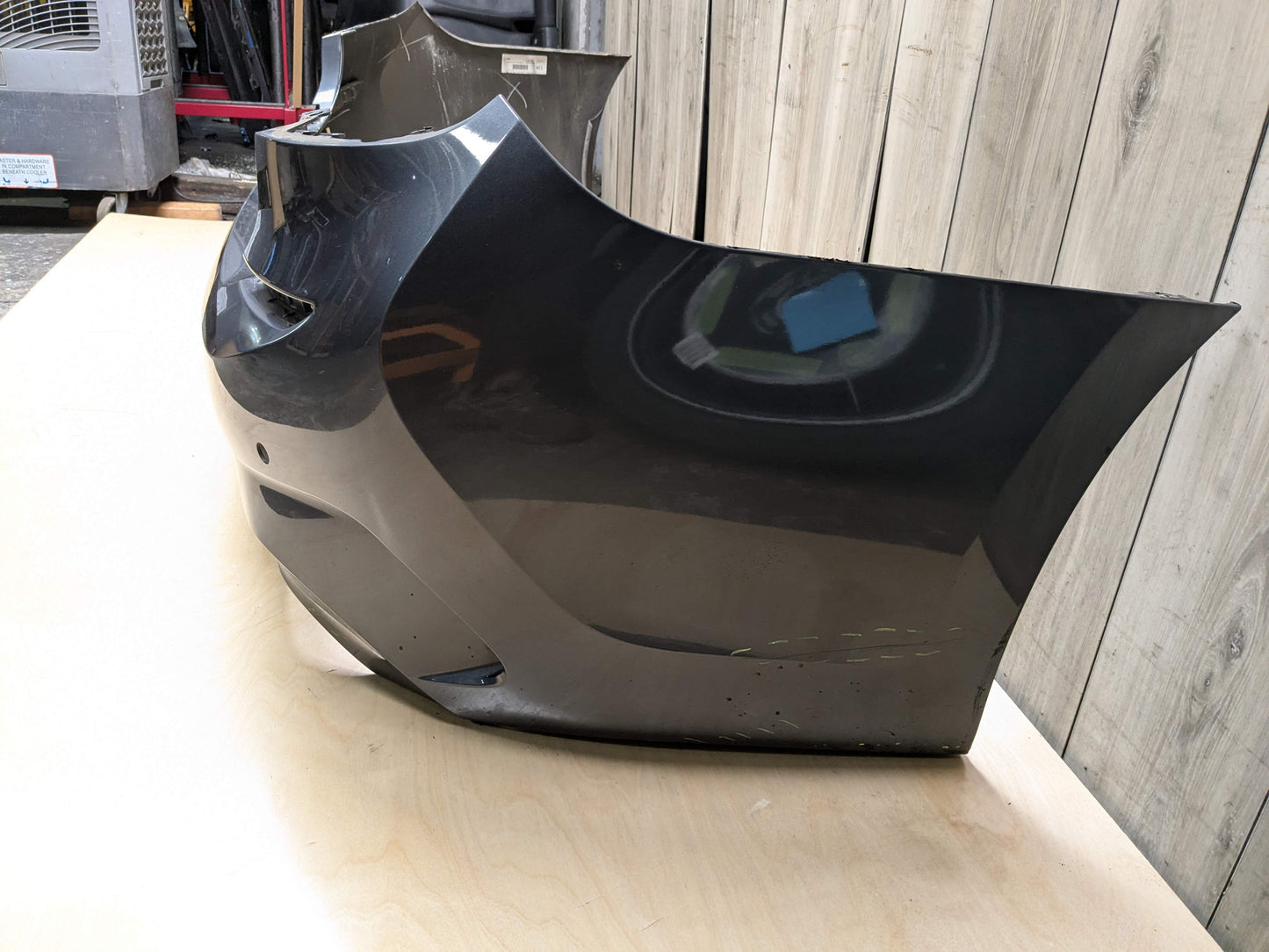 *19-22 OEM BMW G20 330 M SPORT Rear Bumper Cover Panel w Diffuser Gray B39