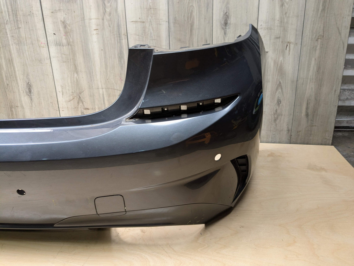 *19-22 OEM BMW G20 330 M SPORT Rear Bumper Cover Panel w Diffuser Gray B39