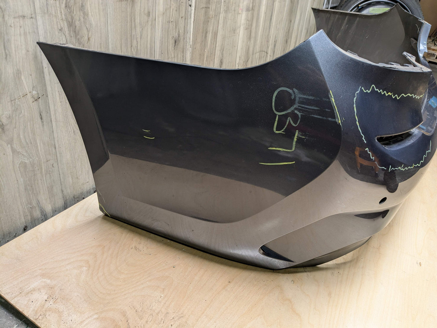 *19-22 OEM BMW G20 330 M SPORT Rear Bumper Cover Panel w Diffuser Gray B39