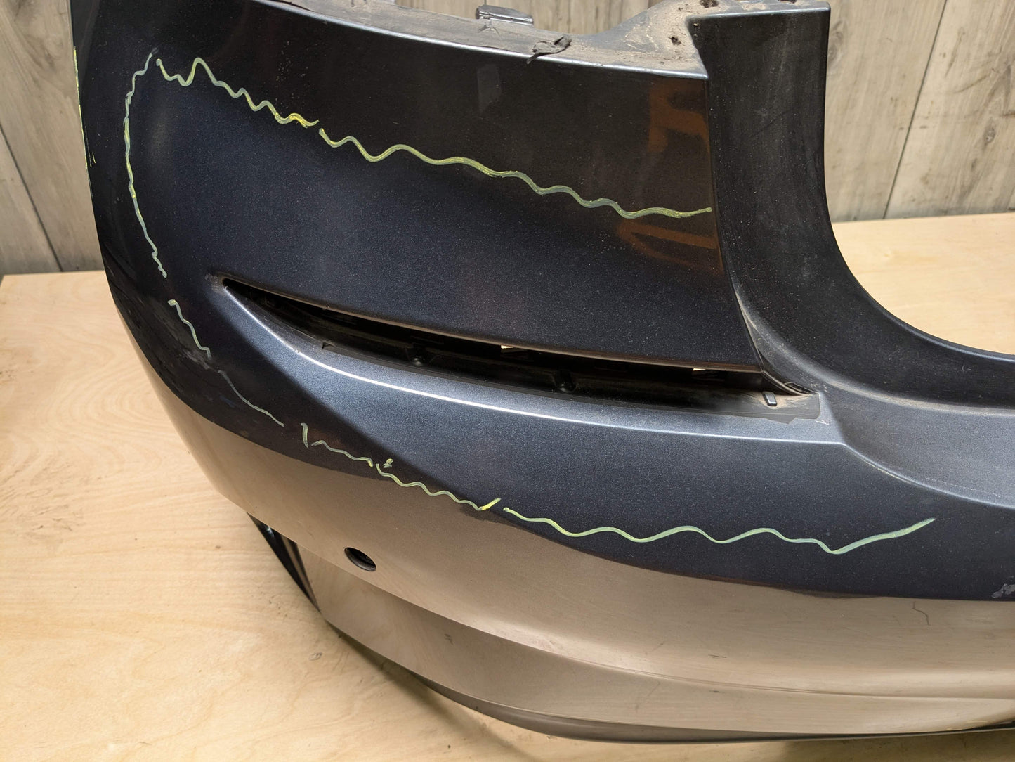 *19-22 OEM BMW G20 330 M SPORT Rear Bumper Cover Panel w Diffuser Gray B39