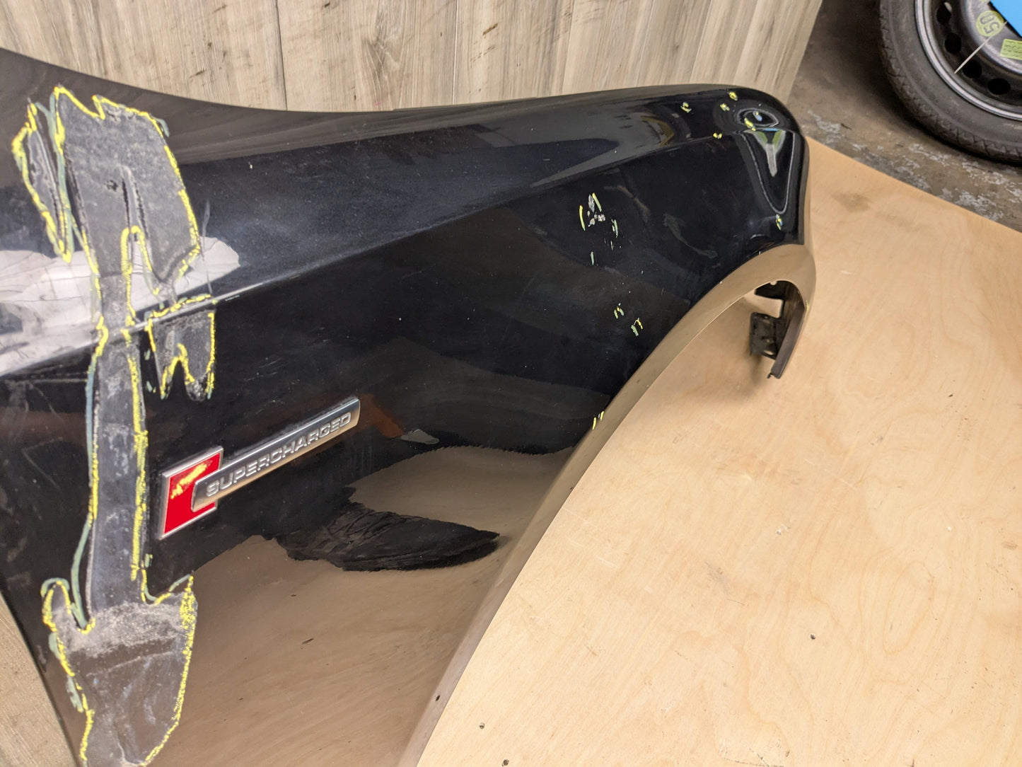 *08-17 OEM AUDI A5 S5 Front Right Passenger Side Fender Panel Supercharged Black