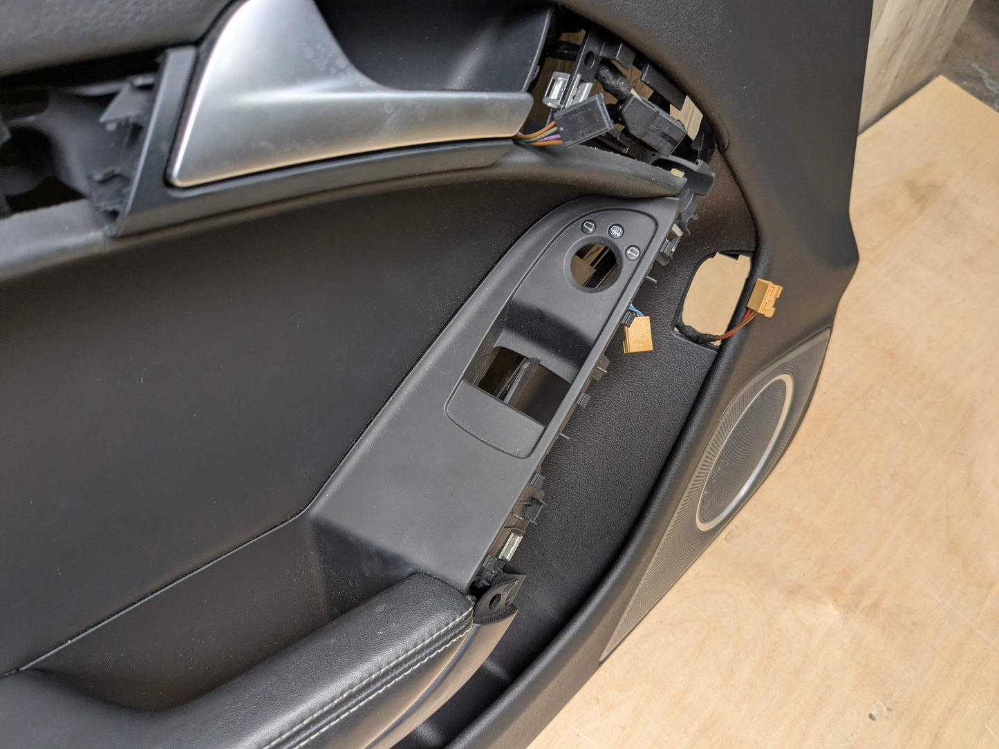 19-21 OEM AUDI S5 RS5 Front Left Driver Side Interior Door Panel Cover Black