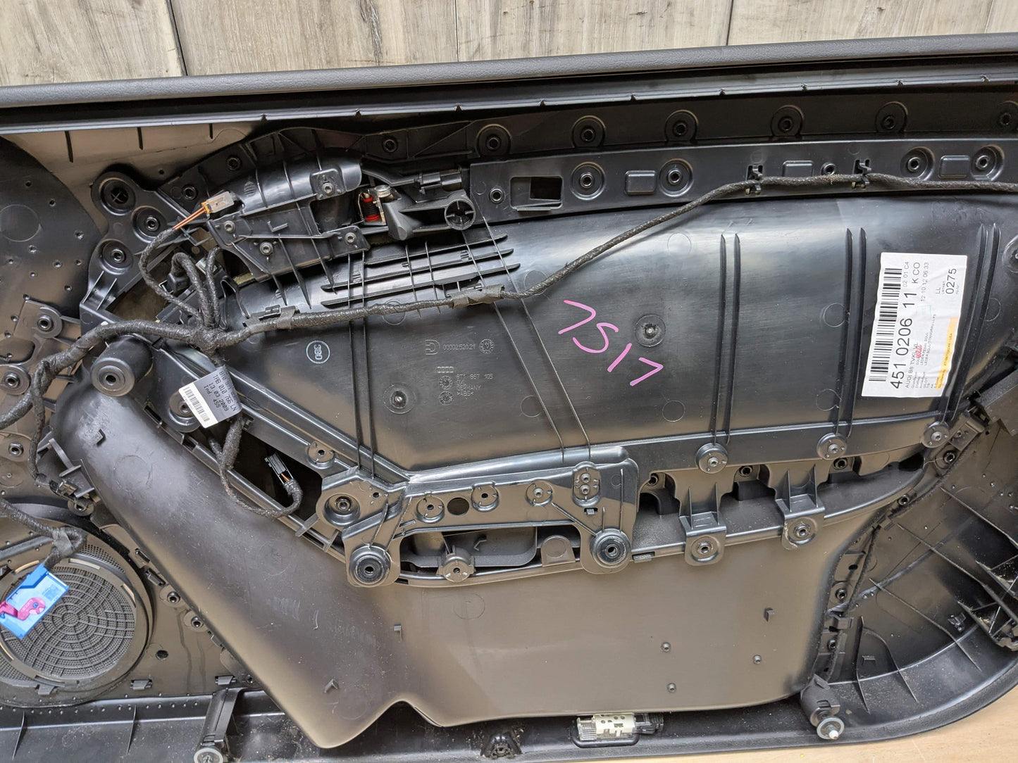 19-21 OEM AUDI S5 RS5 Front Left Driver Side Interior Door Panel Cover Black