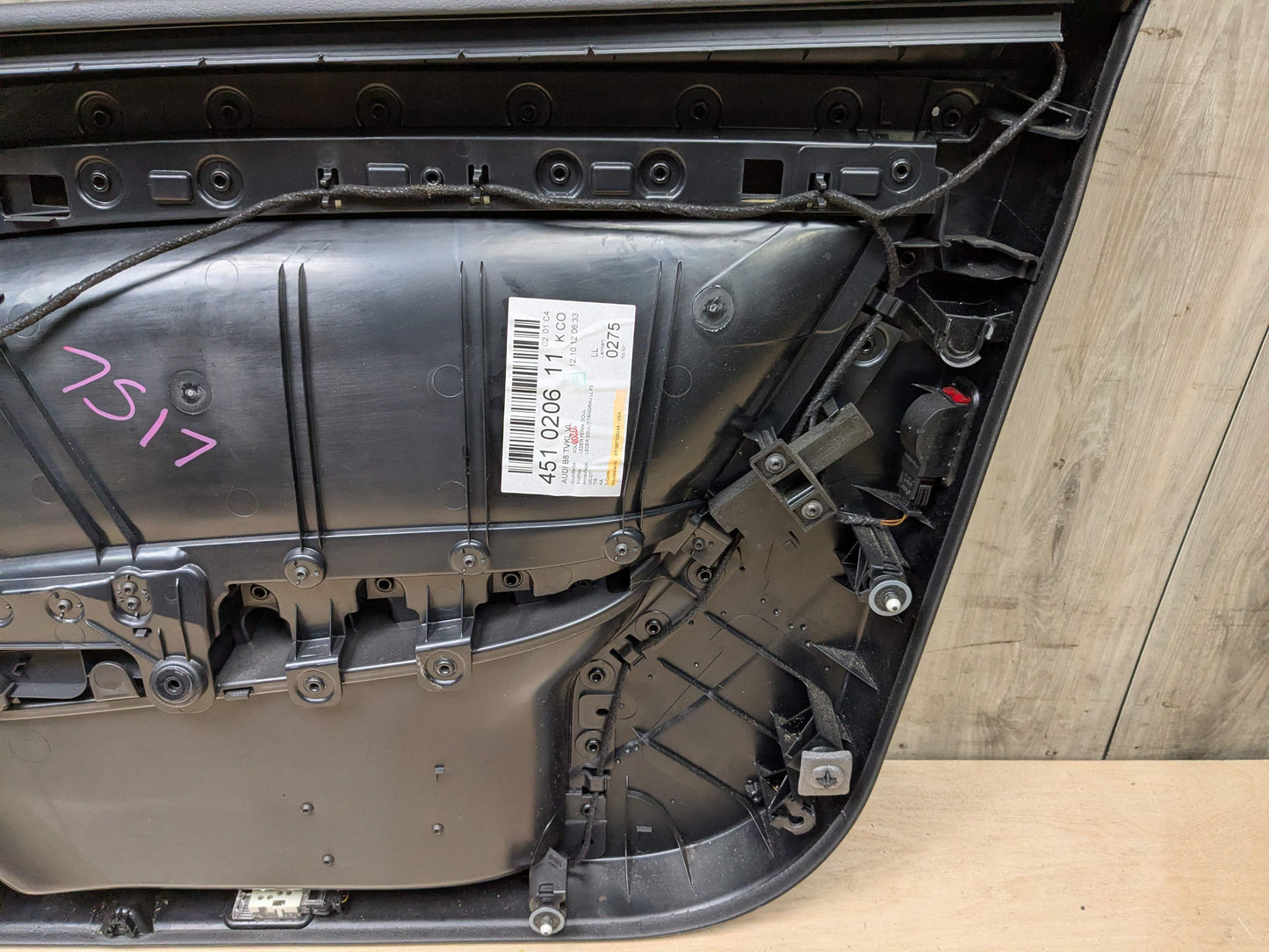 19-21 OEM AUDI S5 RS5 Front Left Driver Side Interior Door Panel Cover Black