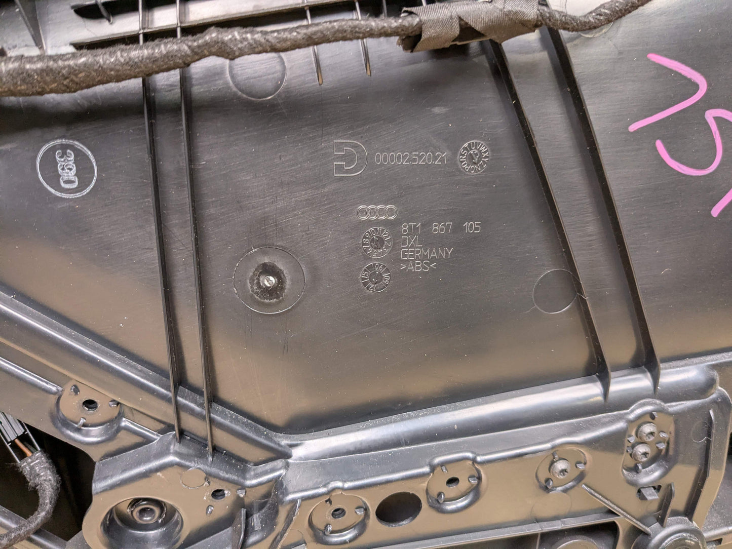 19-21 OEM AUDI S5 RS5 Front Left Driver Side Interior Door Panel Cover Black