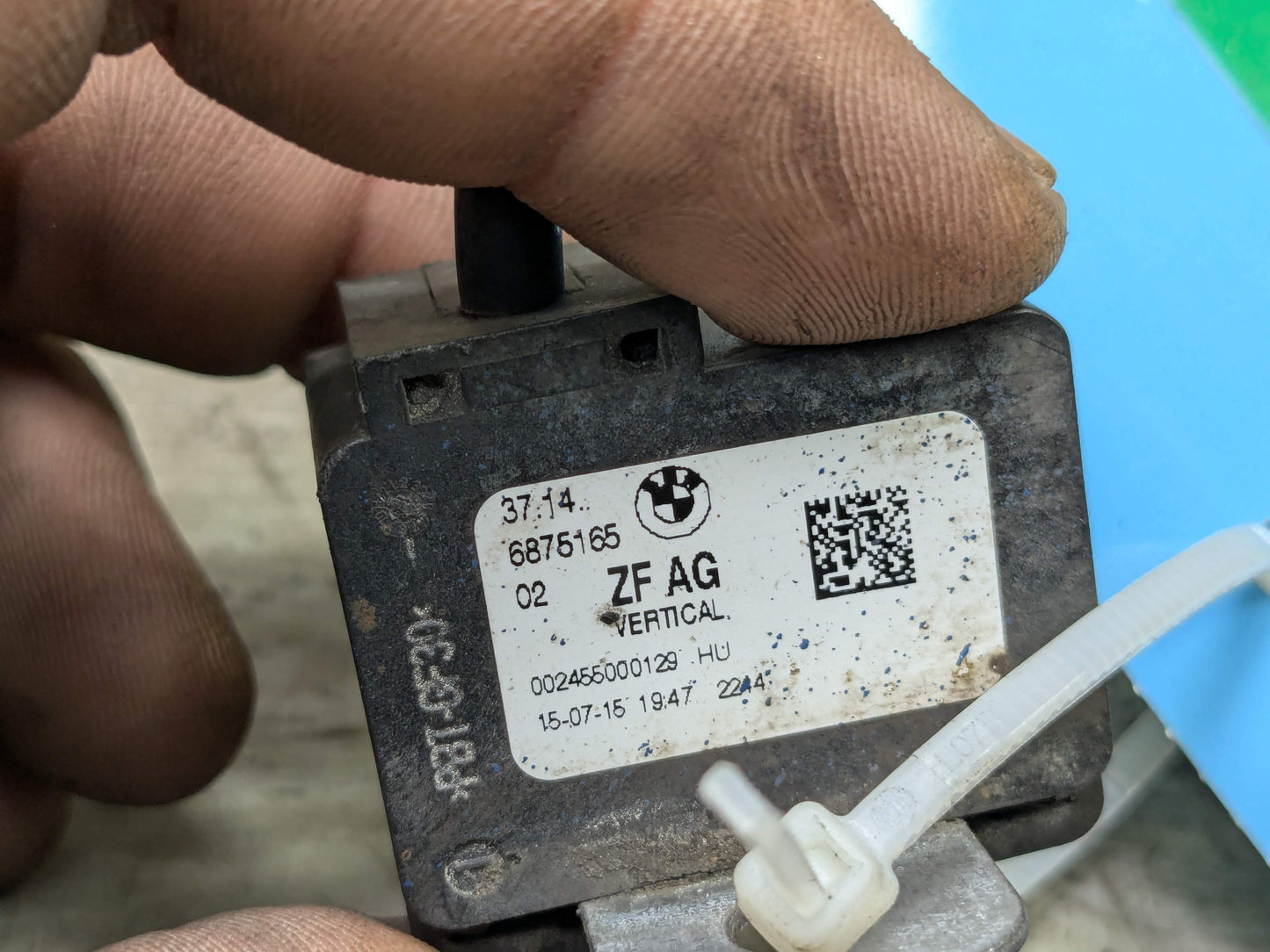 14-19 OEM BMW F15 F16 F85 F86 X5 X6 X5M Rear Acceleration Sensor Module w/ Cable