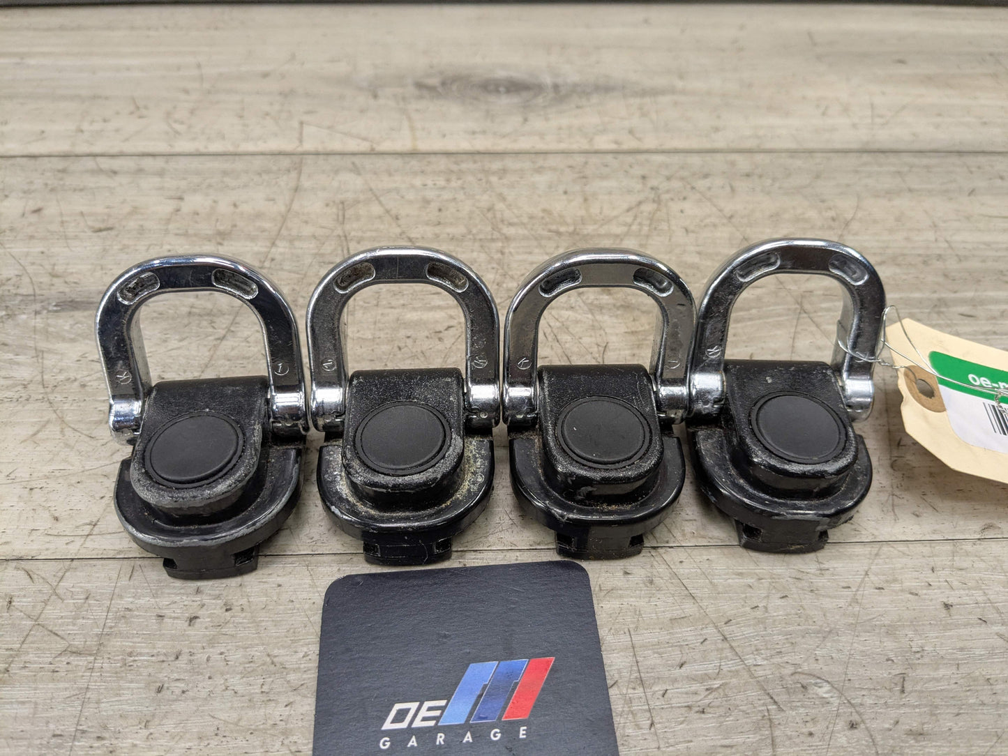 OEM BMW E70 E83 F15 F25 G01 X3 X5 Trunk Cargo Latch Tie Down Hook Clasp Ring (4)