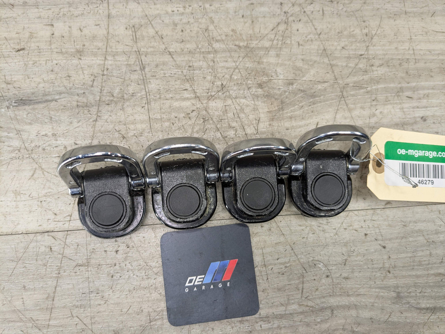 OEM BMW E70 E83 F15 F25 G01 X3 X5 Trunk Cargo Latch Tie Down Hook Clasp Ring (4)