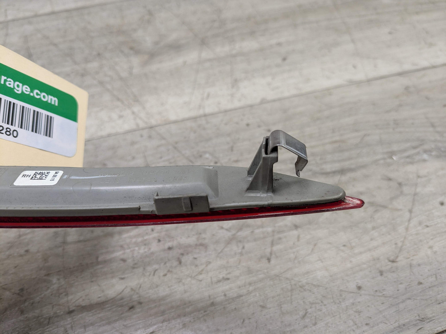 15-19 OEM BMW F16 X6 Rear Bumper Right Passenger Side Marker Light Reflector