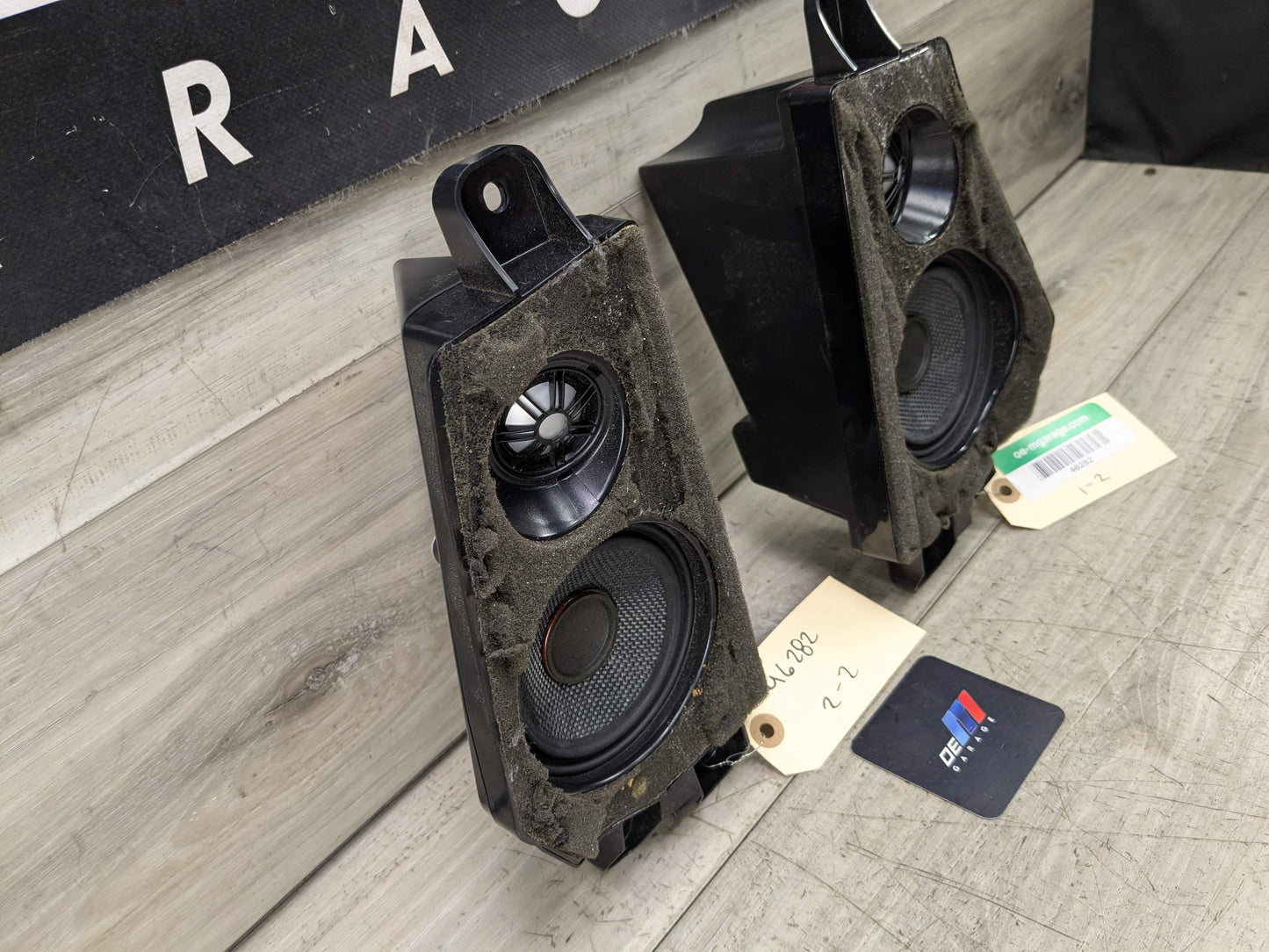 OEM BMW F16 F86 X6 X6M Left Right Driver Passenger Speaker D Pillar Carrier SET