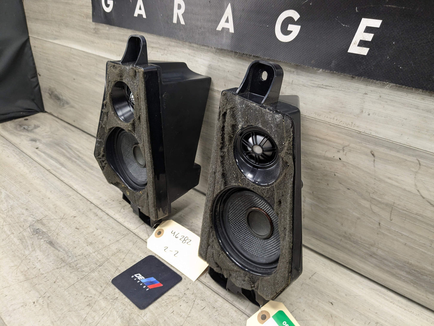 OEM BMW F16 F86 X6 X6M Left Right Driver Passenger Speaker D Pillar Carrier SET