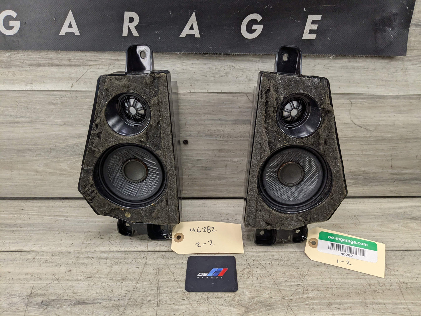 OEM BMW F16 F86 X6 X6M Left Right Driver Passenger Speaker D Pillar Carrier SET