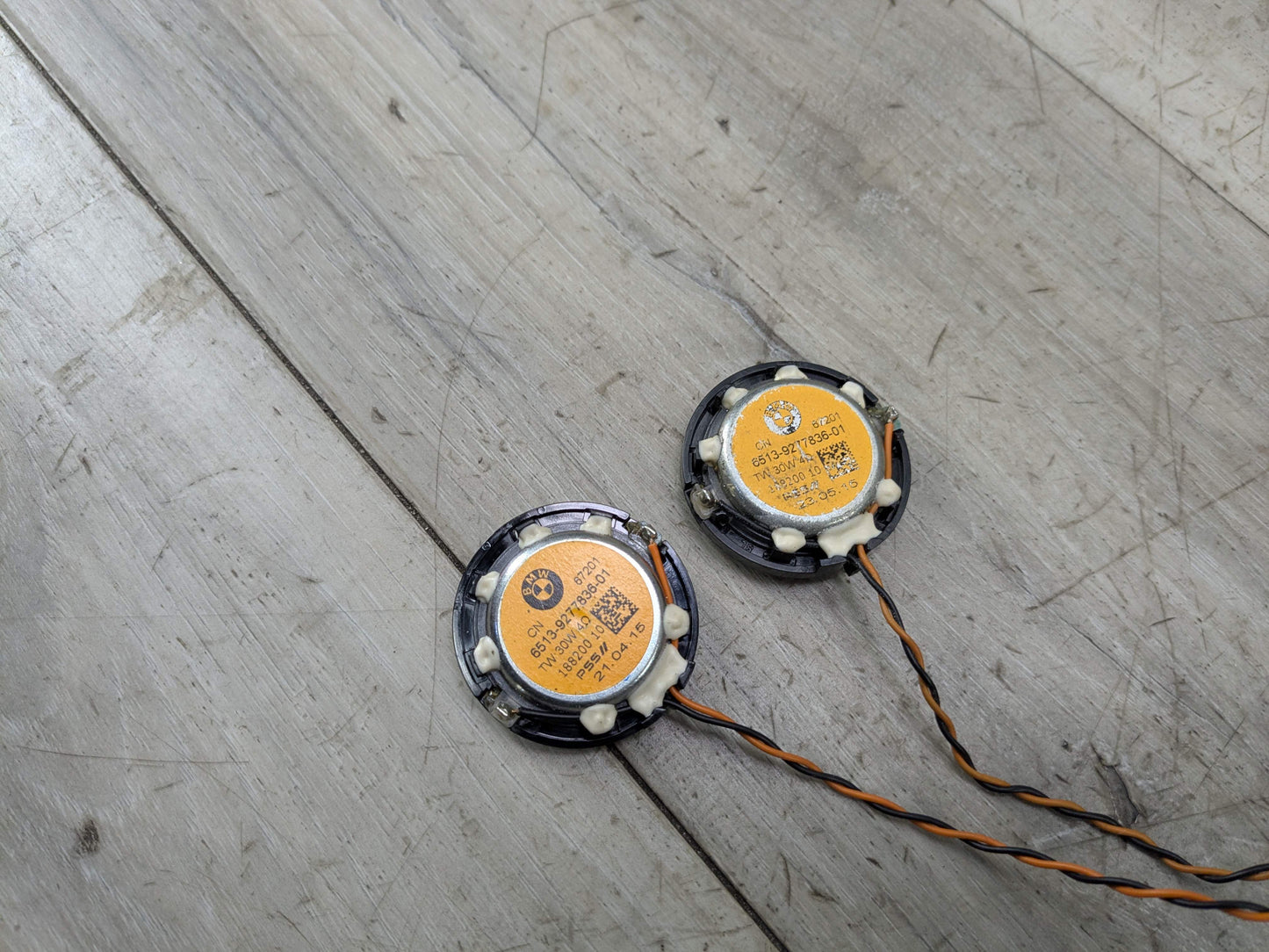 12-18 OEM BMW F15 F16 F25 F26 F85 F86 Stereo Audio Top Hifi System Speaker PAIR