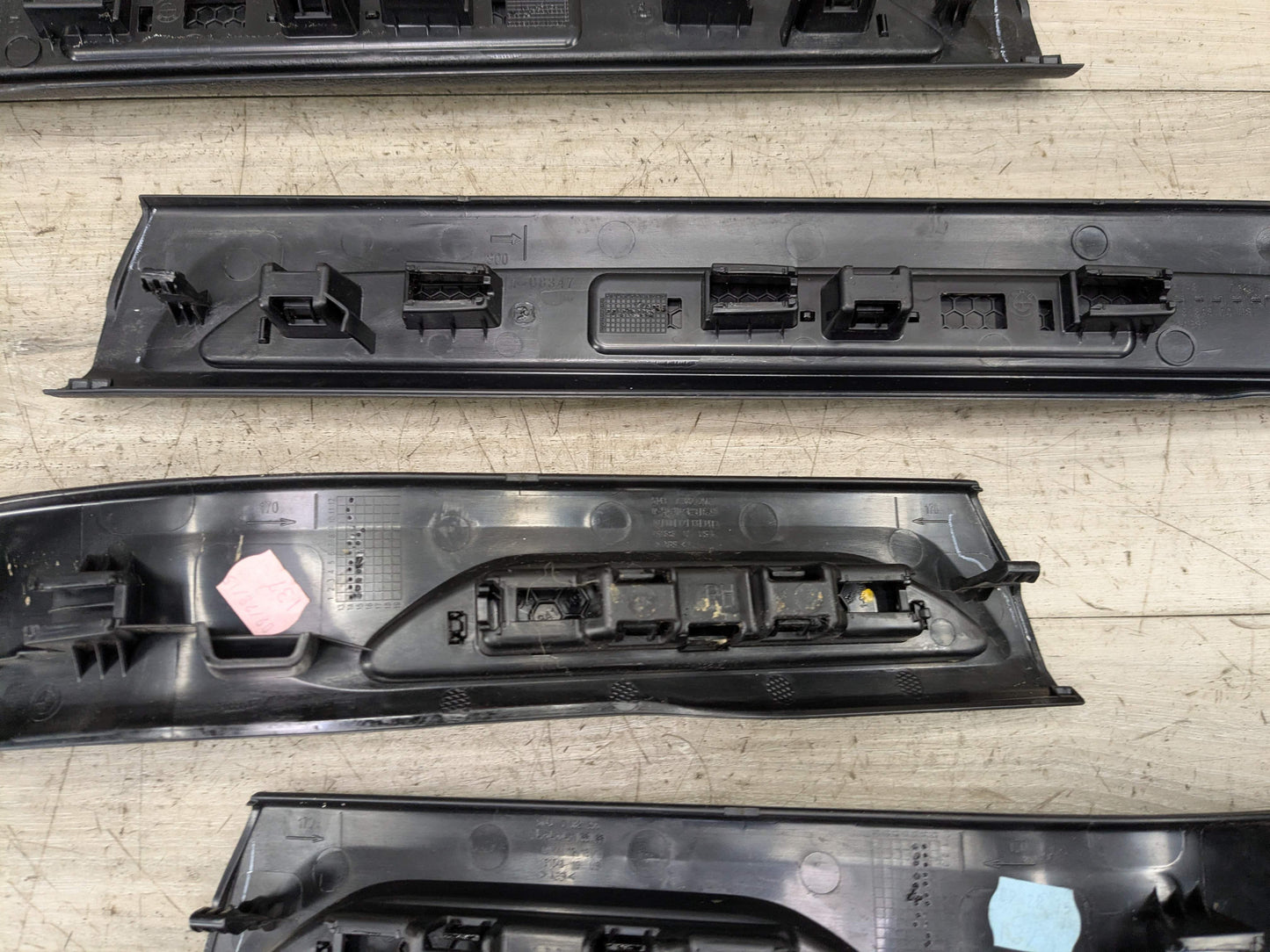 14-19 OEM BMW F86 X6M Front Rear Left Right Door Cover Trim Sill Kick Plate SET
