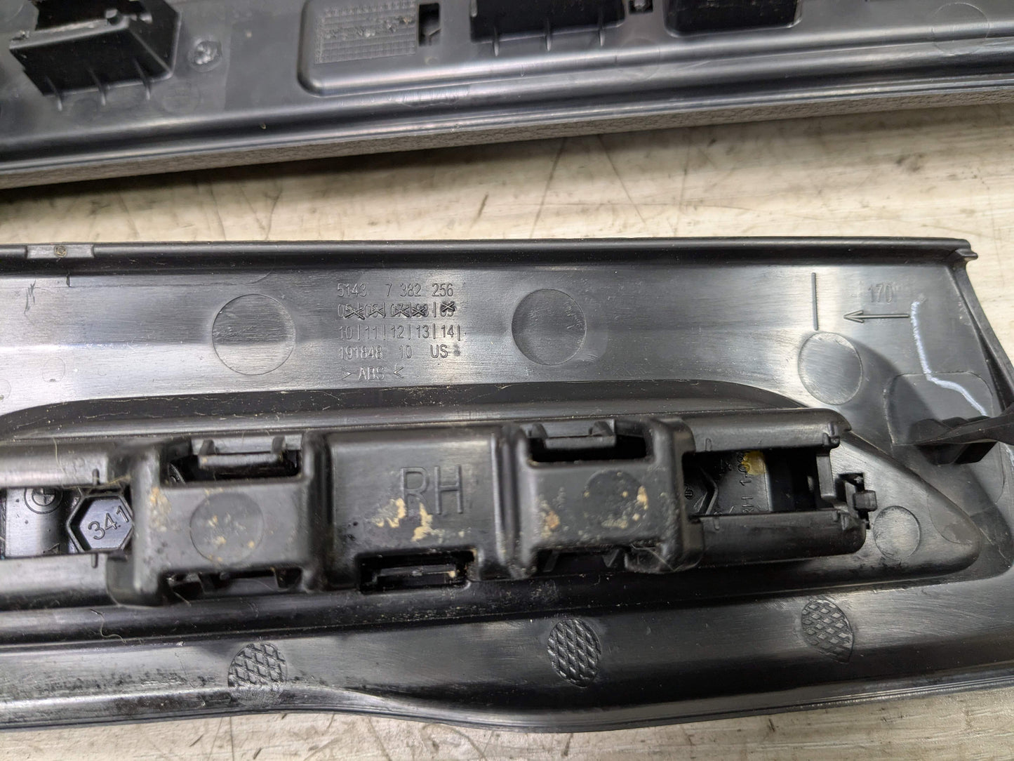 14-19 OEM BMW F86 X6M Front Rear Left Right Door Cover Trim Sill Kick Plate SET