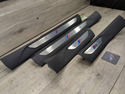 14-19 OEM BMW F86 X6M Front Rear Left Right Door Cover Trim Sill Kick Plate SET