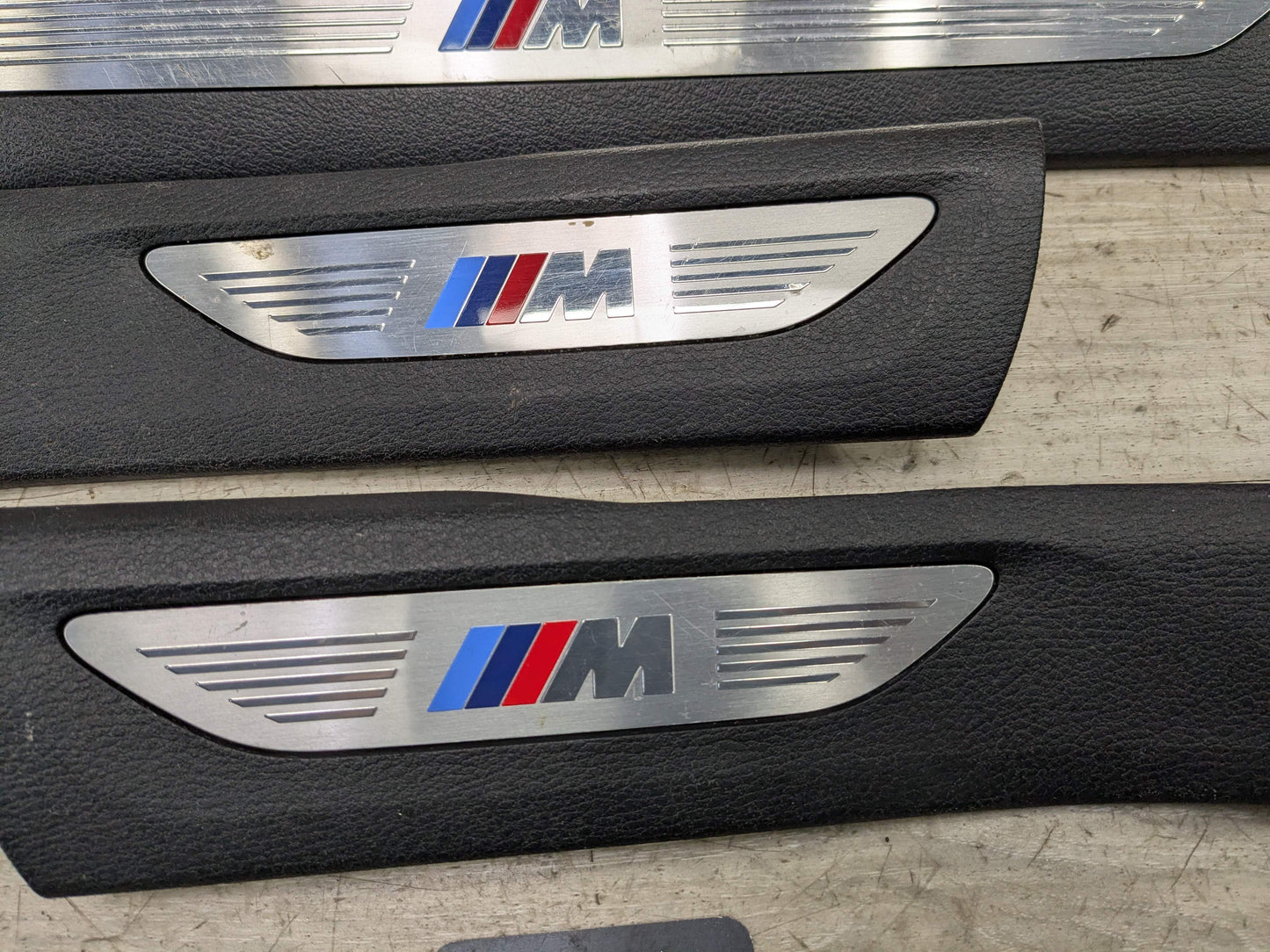 14-19 OEM BMW F86 X6M Front Rear Left Right Door Cover Trim Sill Kick Plate SET