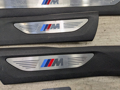 14-19 OEM BMW F86 X6M Front Rear Left Right Door Cover Trim Sill Kick Plate SET