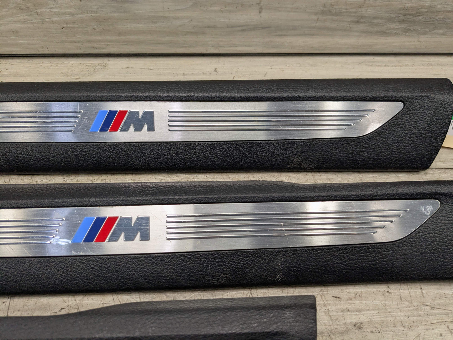 14-19 OEM BMW F86 X6M Front Rear Left Right Door Cover Trim Sill Kick Plate SET