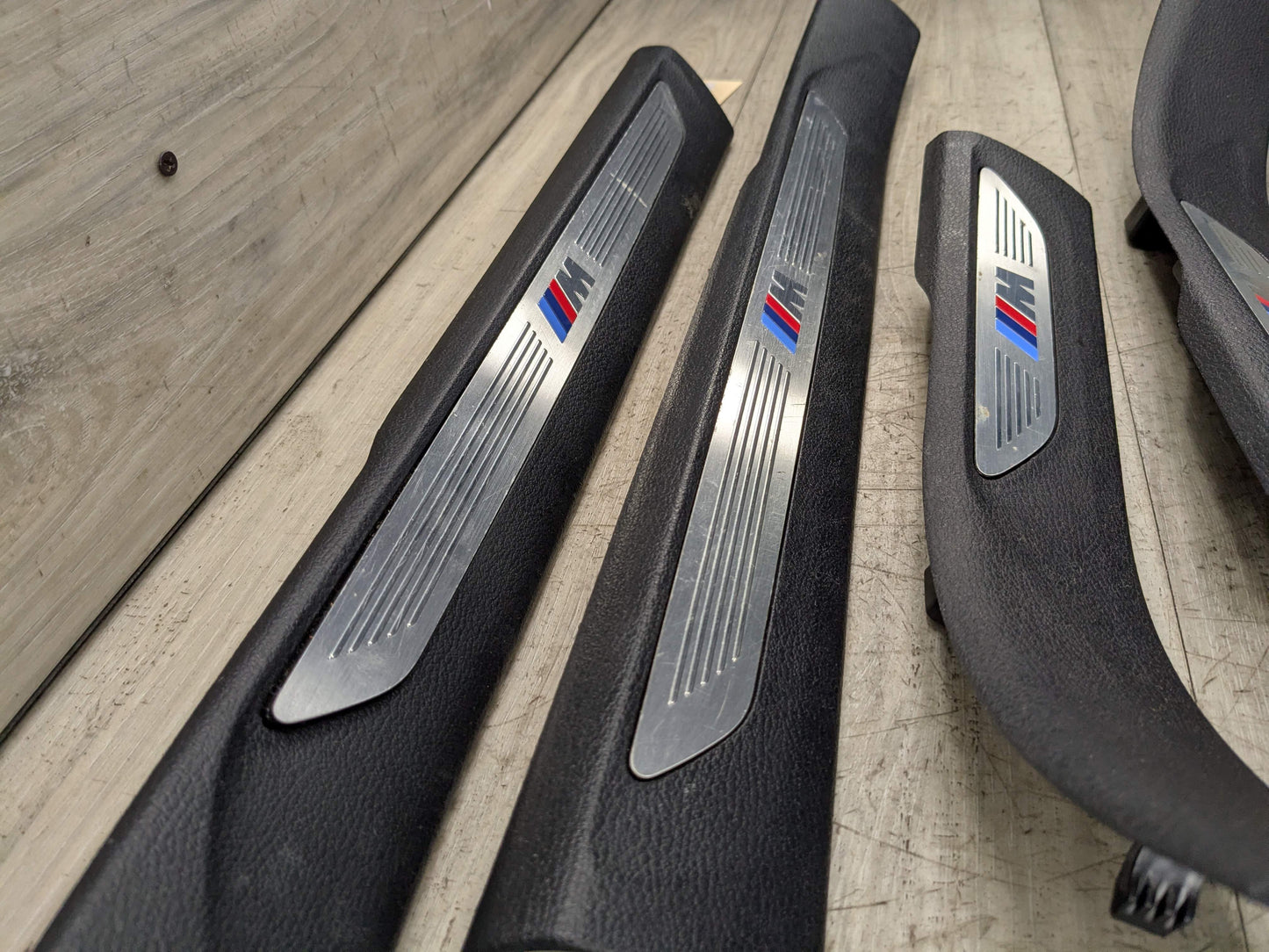 14-19 OEM BMW F86 X6M Front Rear Left Right Door Cover Trim Sill Kick Plate SET