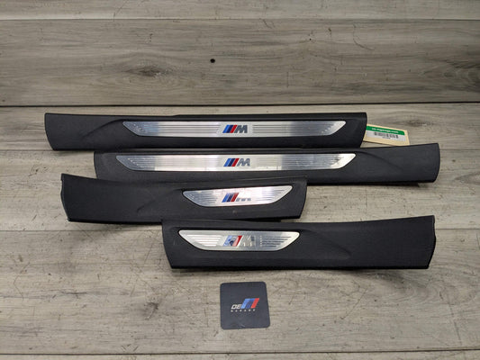 14-19 OEM BMW F86 X6M Front Rear Left Right Door Cover Trim Sill Kick Plate SET