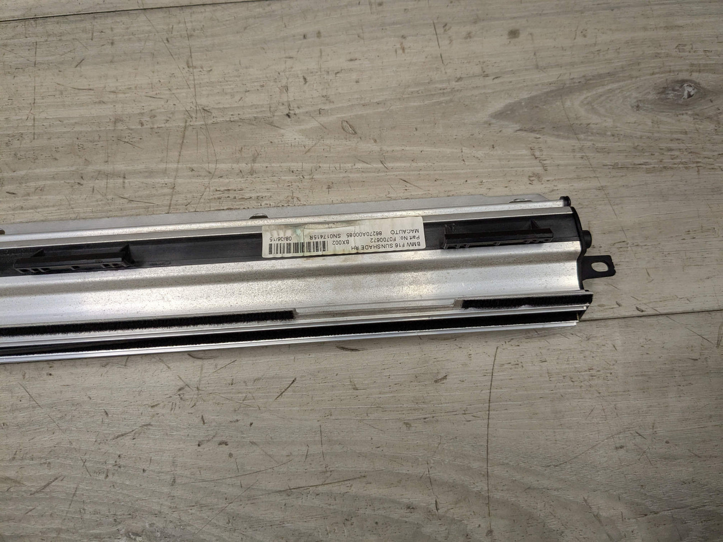 15-19 OEM BMW F16 F86 X6 REAR Right Passenger Door Window Roller Sunshade Blind