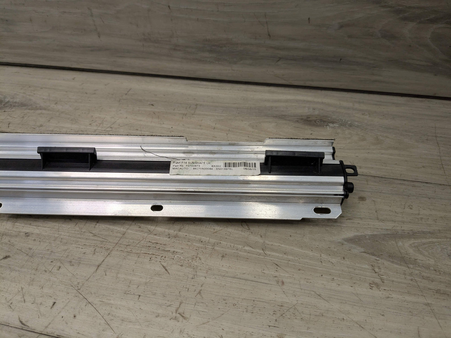 15-19 OEM BMW F16 F86 X6 REAR Left Driver Side Door Window Roller Sunshade Blind