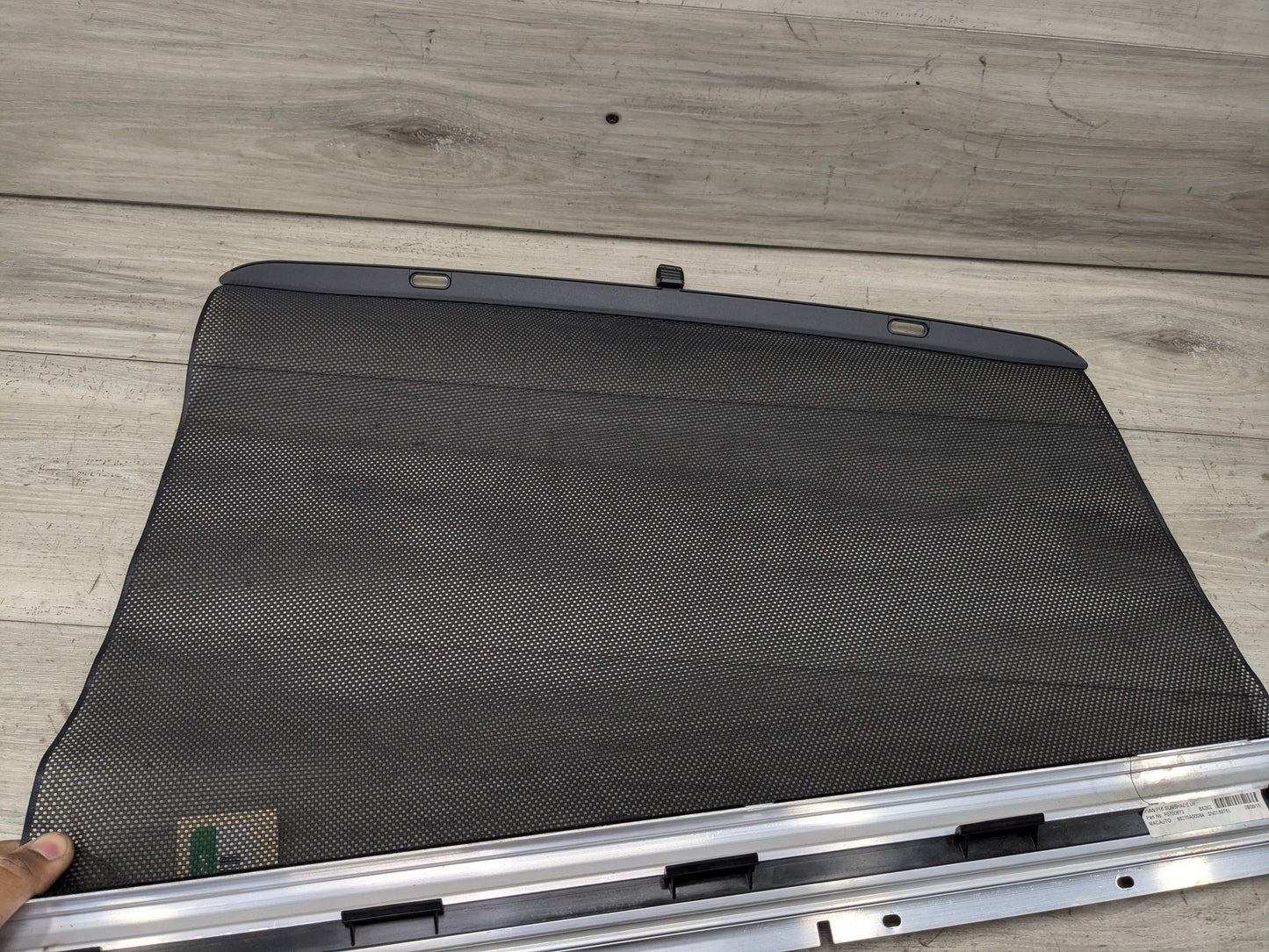 15-19 OEM BMW F16 F86 X6 REAR Left Driver Side Door Window Roller Sunshade Blind