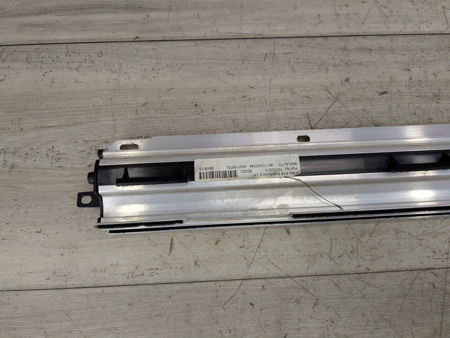 15-19 OEM BMW F16 F86 X6 REAR Left Driver Side Door Window Roller Sunshade Blind