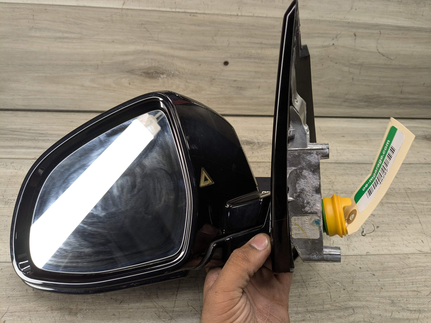 15-19 OEM BMW F16 X6 Left Driver Side Mirror w/ Camera Blind Spot SHADOW GLOSS