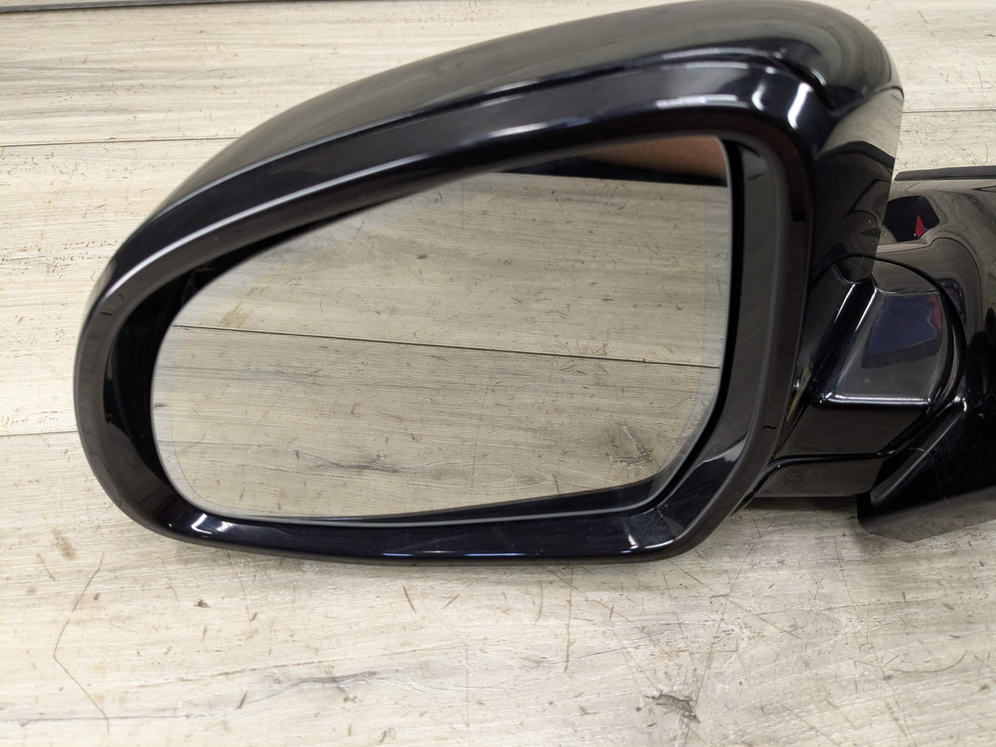 15-19 OEM BMW F16 X6 Left Driver Side Mirror w/ Camera Blind Spot SHADOW GLOSS