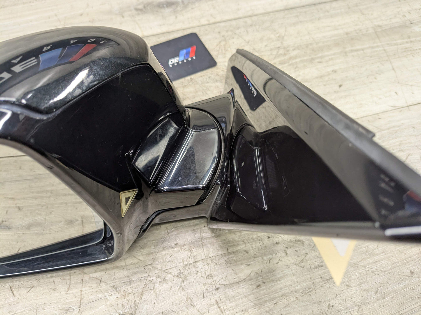 15-19 OEM BMW F16 X6 Left Driver Side Mirror w/ Camera Blind Spot SHADOW GLOSS