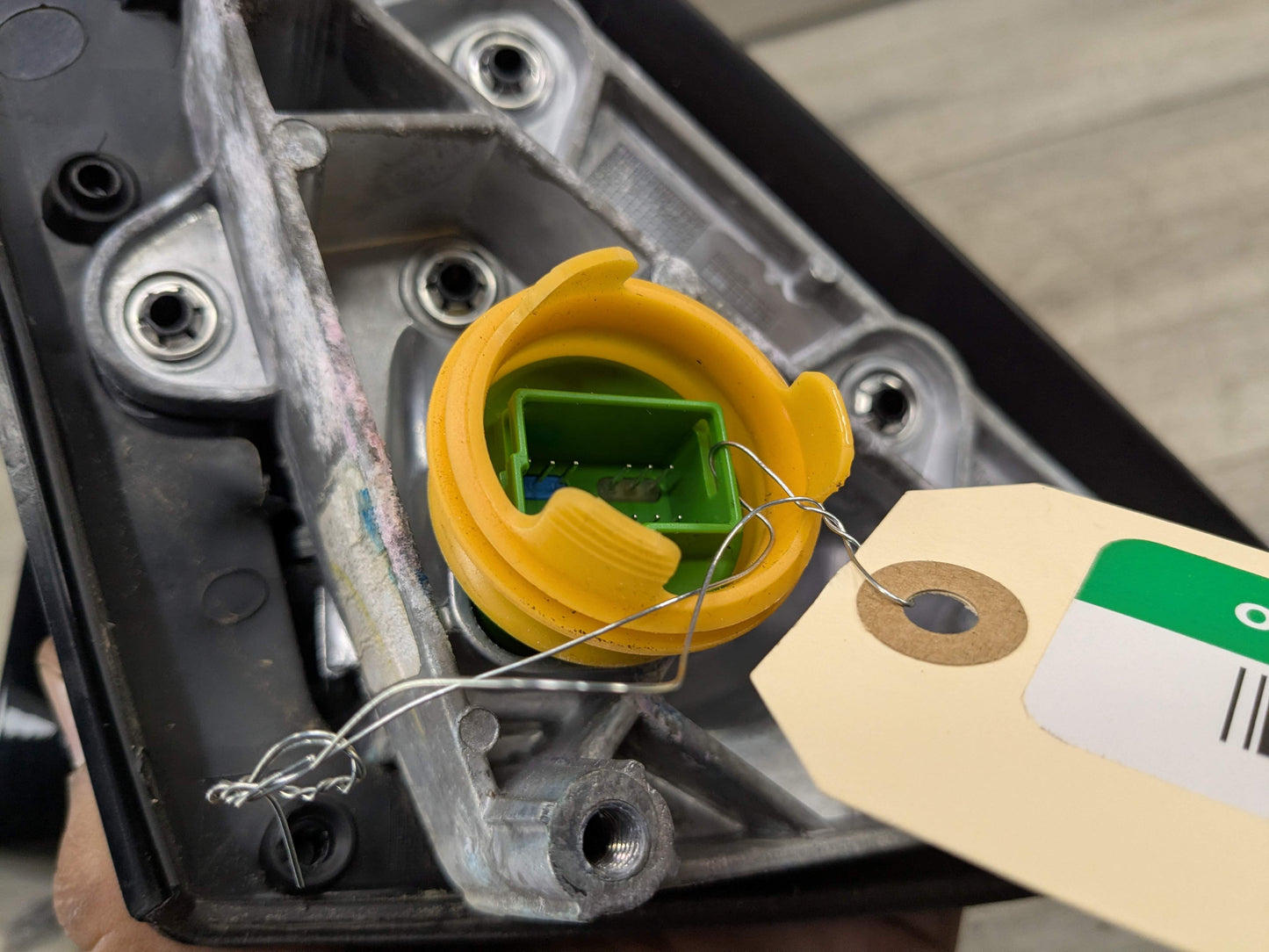 15-19 OEM BMW F16 X6 Left Driver Side Mirror w/ Camera Blind Spot SHADOW GLOSS